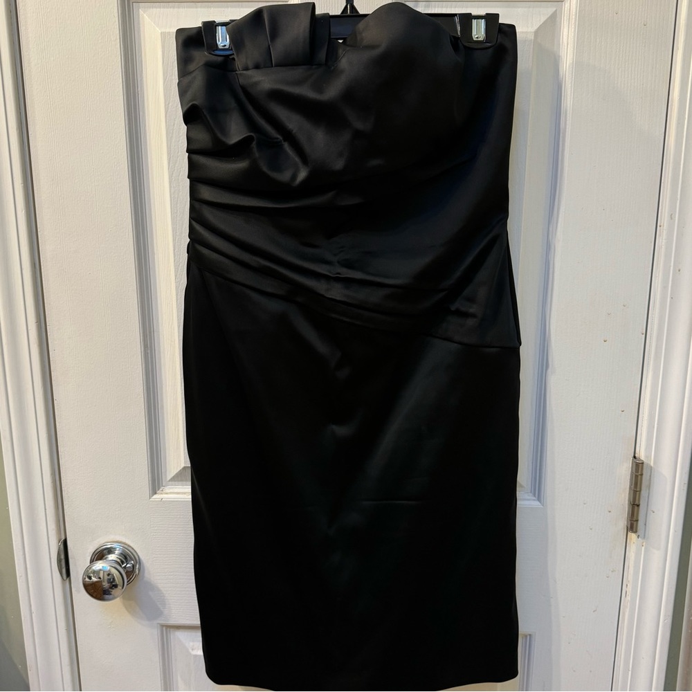 White House Black Market strapless dress size 6